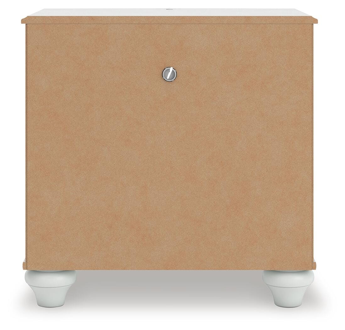 Ashley Maylilly White Nightstand
