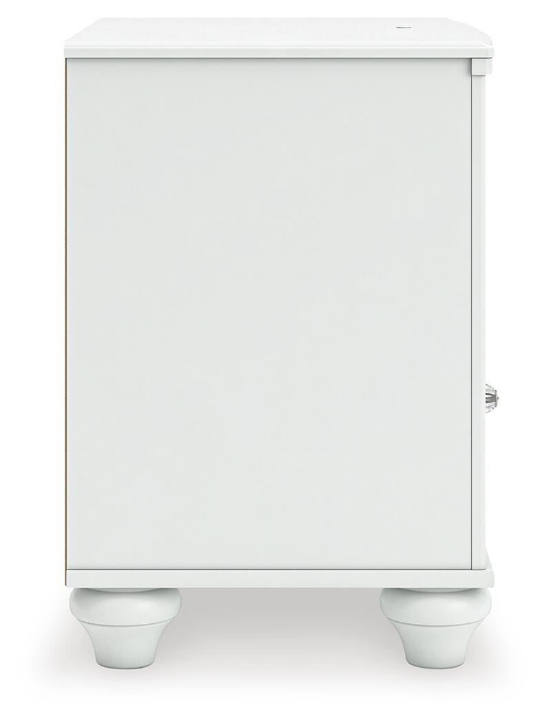 Ashley Maylilly White Nightstand
