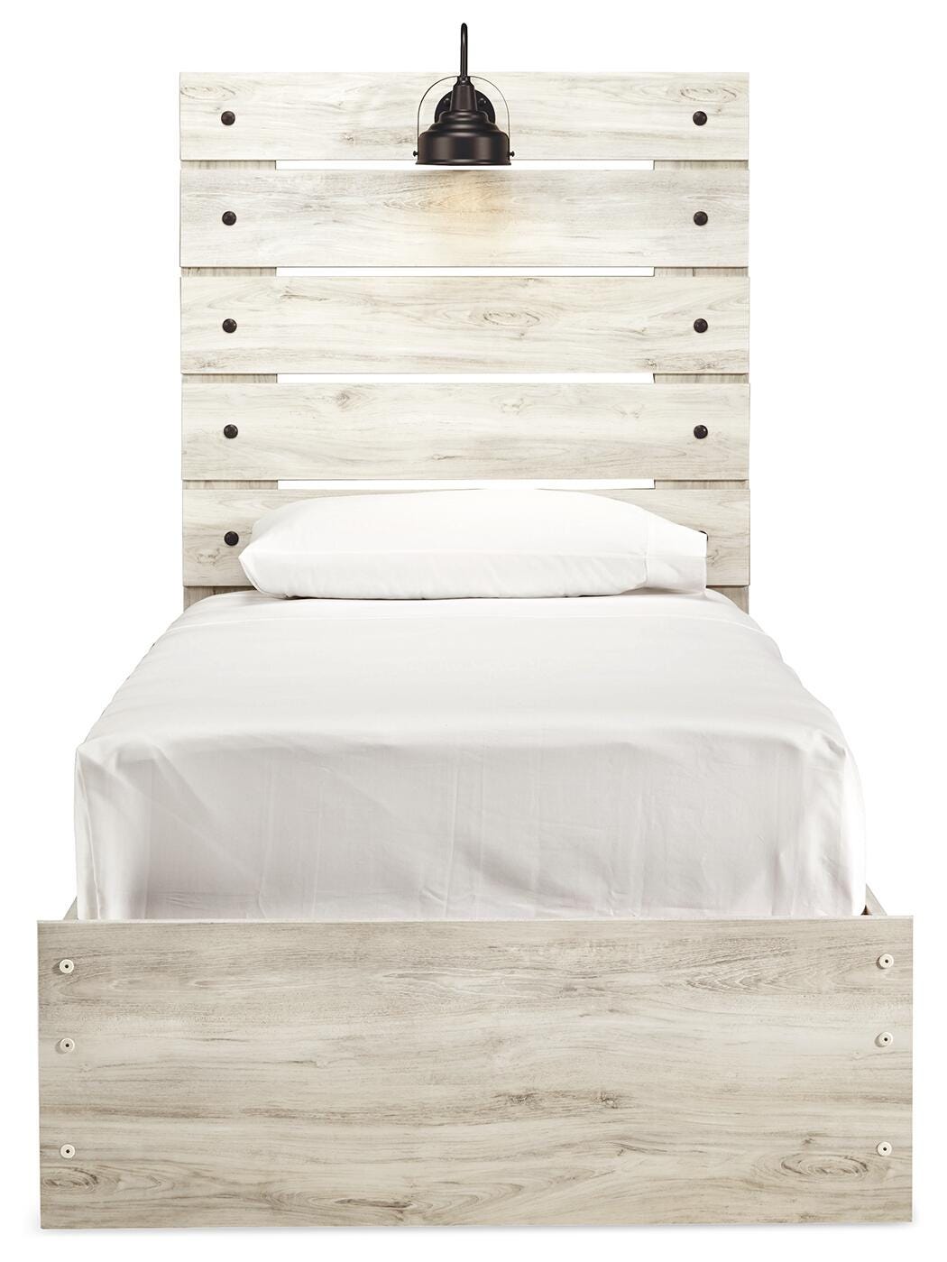 Ashley Cambeck Whitewash Twin Panel Bed