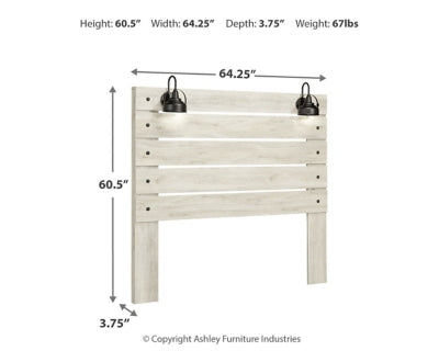 Ashley Cambeck Whitewash Queen Panel Headboard