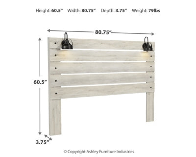 Ashley Cambeck Whitewash King Panel Headboard