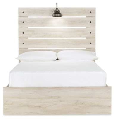Ashley Cambeck Whitewash Full Panel Bed with 2 Storage Drawers