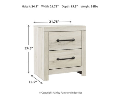 Ashley Cambeck Whitewash Nightstand