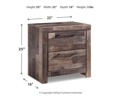 Benchcraft Derekson Multi Gray Nightstand