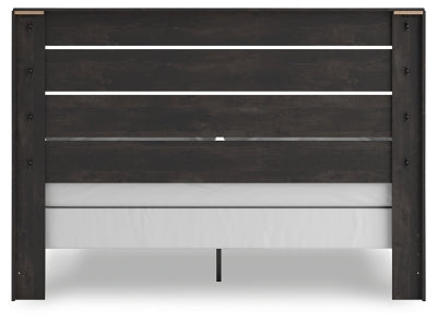 Ashley Delmorta Dark Gray King Panel Bed