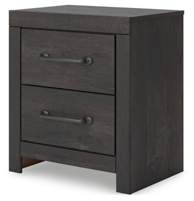 Ashley Delmorta Dark Gray Nightstand