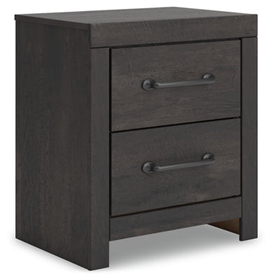 Ashley Delmorta Dark Gray Nightstand