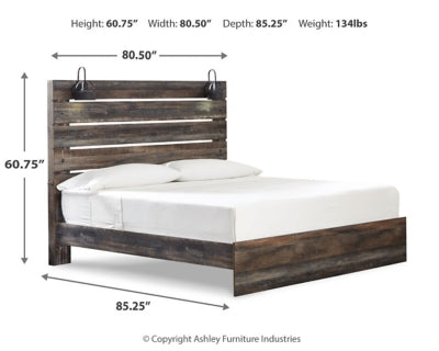 Ashley Drystan Multi King Panel Bed