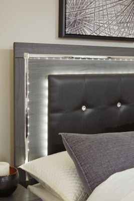 Ashley Lodanna Gray Full Upholstered Panel Headboard