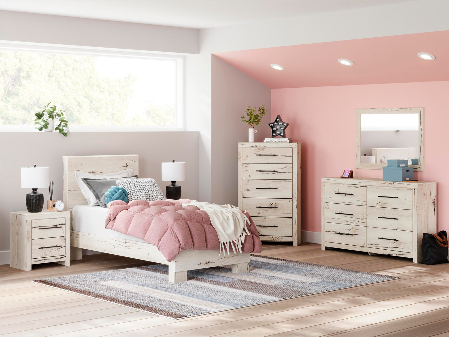 Benchcraft Lawroy Light Natural Nightstand