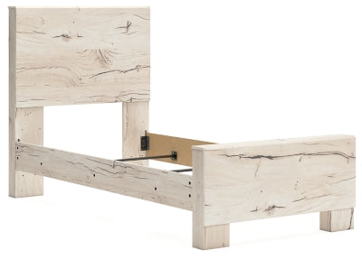 Benchcraft Lawroy Light Natural Twin Panel Bed