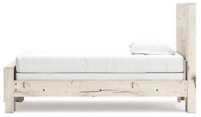 Benchcraft Lawroy Light Natural Twin Panel Bed