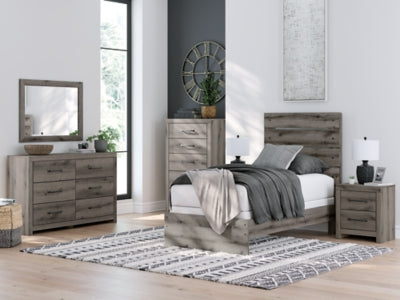 Ashley Urbanoore Brown Gray Twin Panel Bed