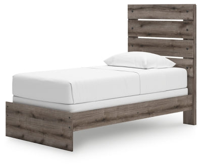 Ashley Urbanoore Brown Gray Twin Panel Bed