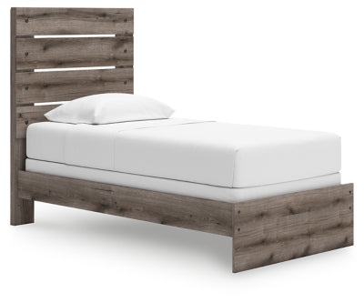 Ashley Urbanoore Brown Gray Twin Panel Bed