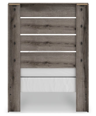 Ashley Urbanoore Brown Gray Twin Panel Bed