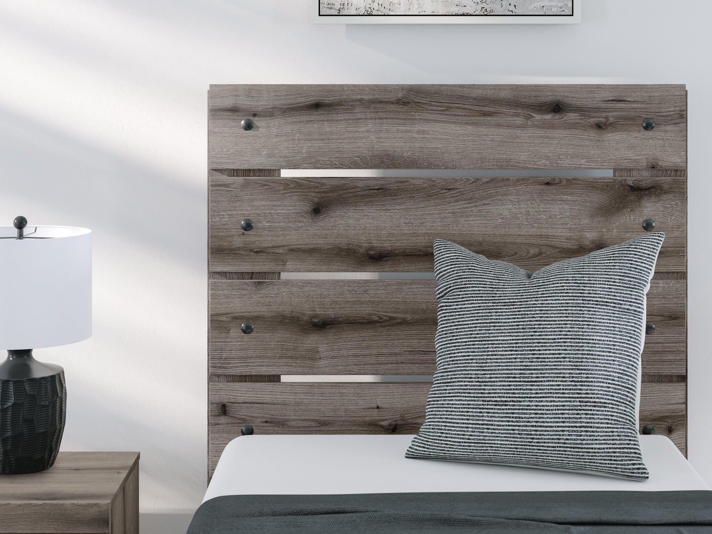 Ashley Urbanoore Brown Gray Twin Panel Bed