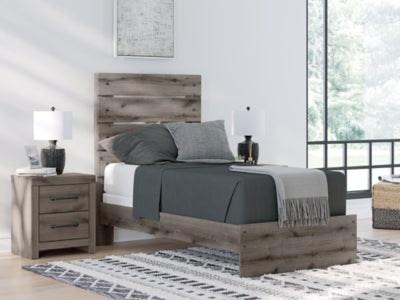 Ashley Urbanoore Brown Gray Twin Panel Bed