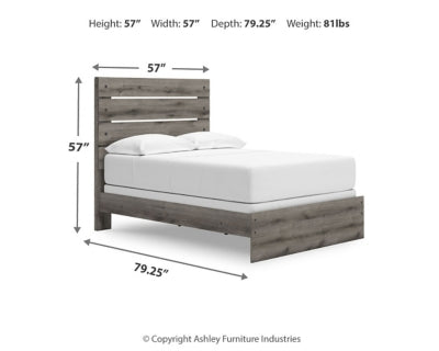 Ashley Urbanoore Brown Gray Full Panel Bed