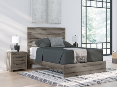 Ashley Urbanoore Brown Gray Queen Panel Bed