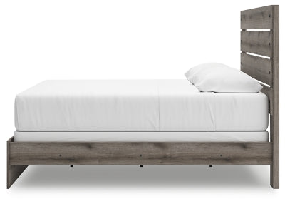 Ashley Urbanoore Brown Gray King Panel Bed