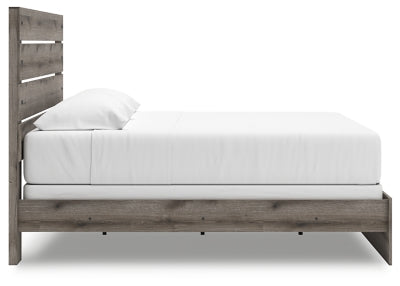 Ashley Urbanoore Brown Gray King Panel Bed