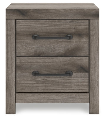 Ashley Urbanoore Brown Gray Nightstand