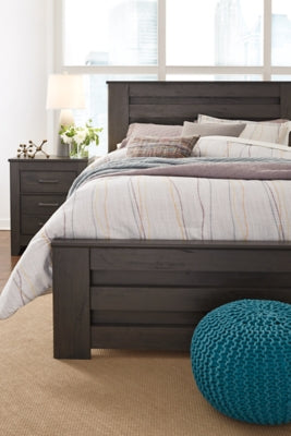 Ashley Brinxton Charcoal Queen Panel Bed