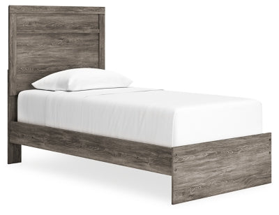 Ashley Ralinksi Gray Twin Panel Bed