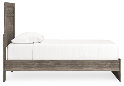 Ashley Ralinksi Gray Twin Panel Bed