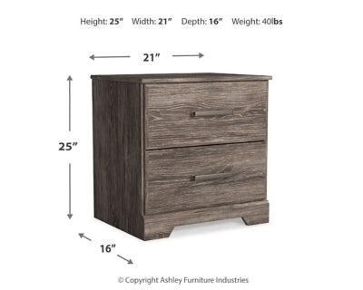 Ashley Ralinksi Gray Nightstand
