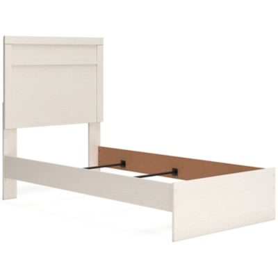 Ashley Stelsie White Twin Panel Bed