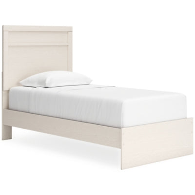 Ashley Stelsie White Twin Panel Bed
