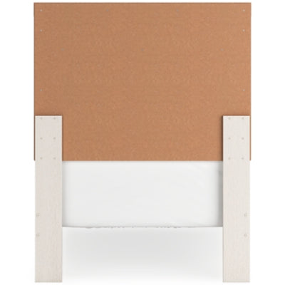 Ashley Stelsie White Twin Panel Bed