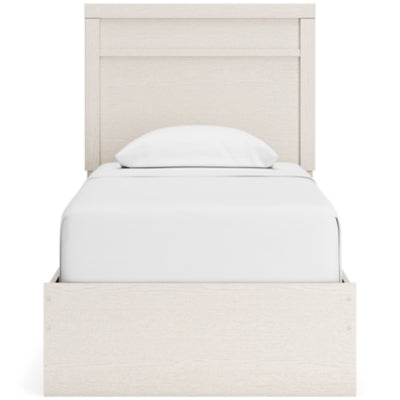 Ashley Stelsie White Twin Panel Bed
