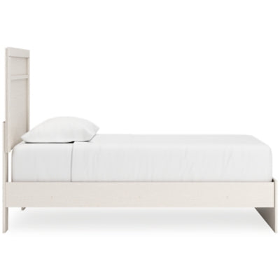 Ashley Stelsie White Twin Panel Bed