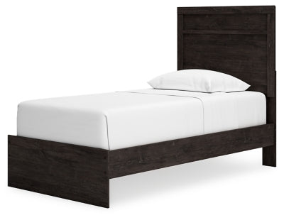 Ashley Belachime Charcoal Twin Panel Bed