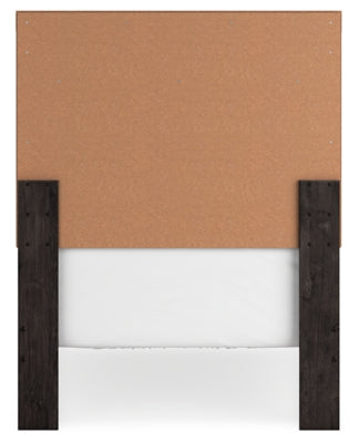 Ashley Belachime Charcoal Twin Panel Bed