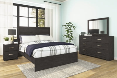 Ashley Belachime Charcoal Nightstand