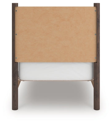 Ashley Cadmori Brown Twin Panel Platform Bed