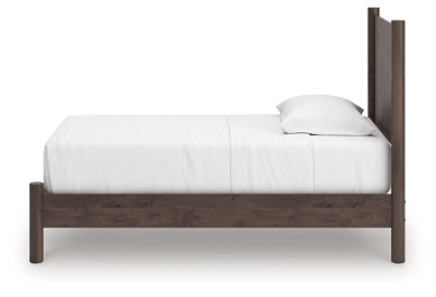 Ashley Cadmori Brown Twin Panel Platform Bed