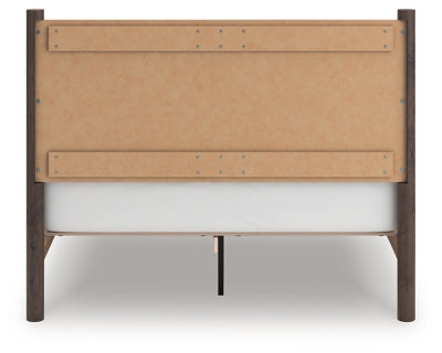 Ashley Cadmori Brown Queen Panel Platform Bed