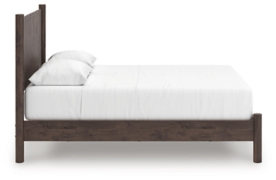 Ashley Cadmori Brown Queen Panel Platform Bed
