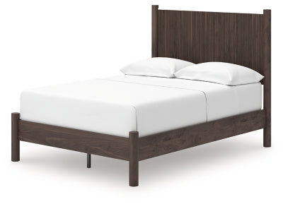 Ashley Cadmori Brown Full Panel Platform Bed