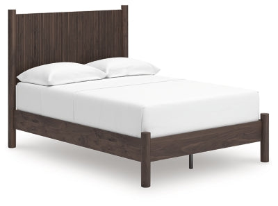 Ashley Cadmori Brown Full Panel Platform Bed