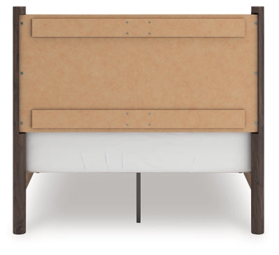 Ashley Cadmori Brown Full Panel Platform Bed