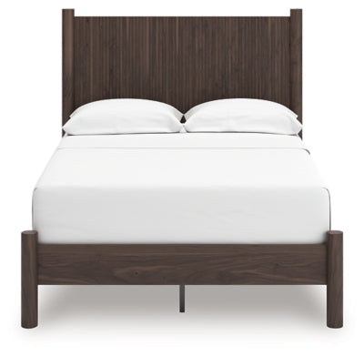 Ashley Cadmori Brown Full Panel Platform Bed