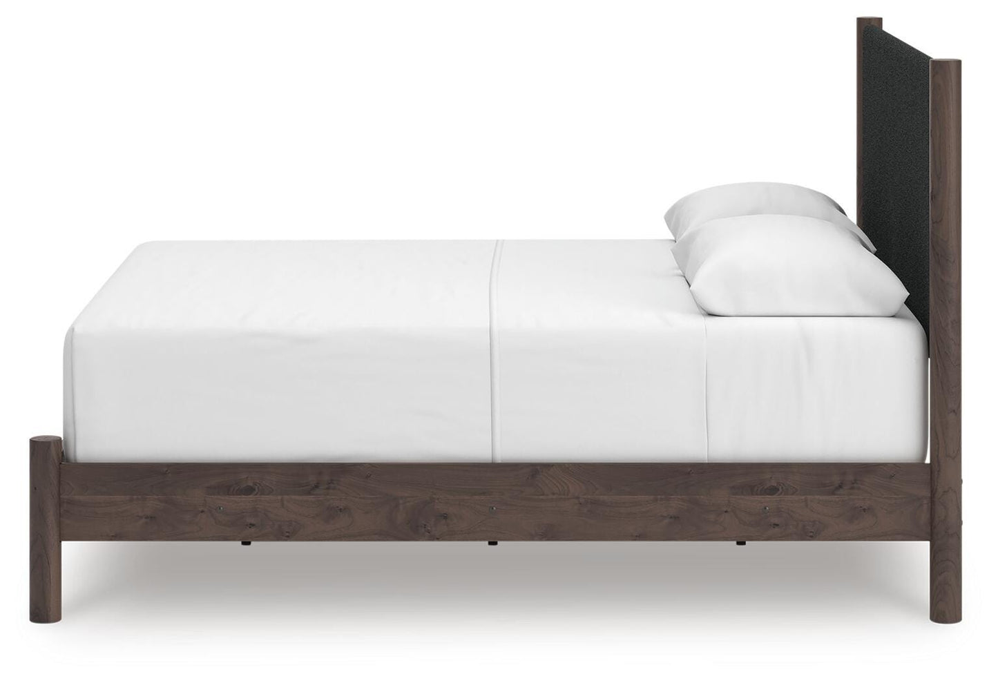 Ashley Cadmori Brown Queen Upholstered Panel Bed