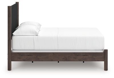 Ashley Cadmori Brown Full Upholstered Panel Bed