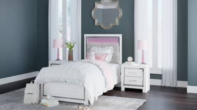 Ashley Altyra White Twin Panel Bed